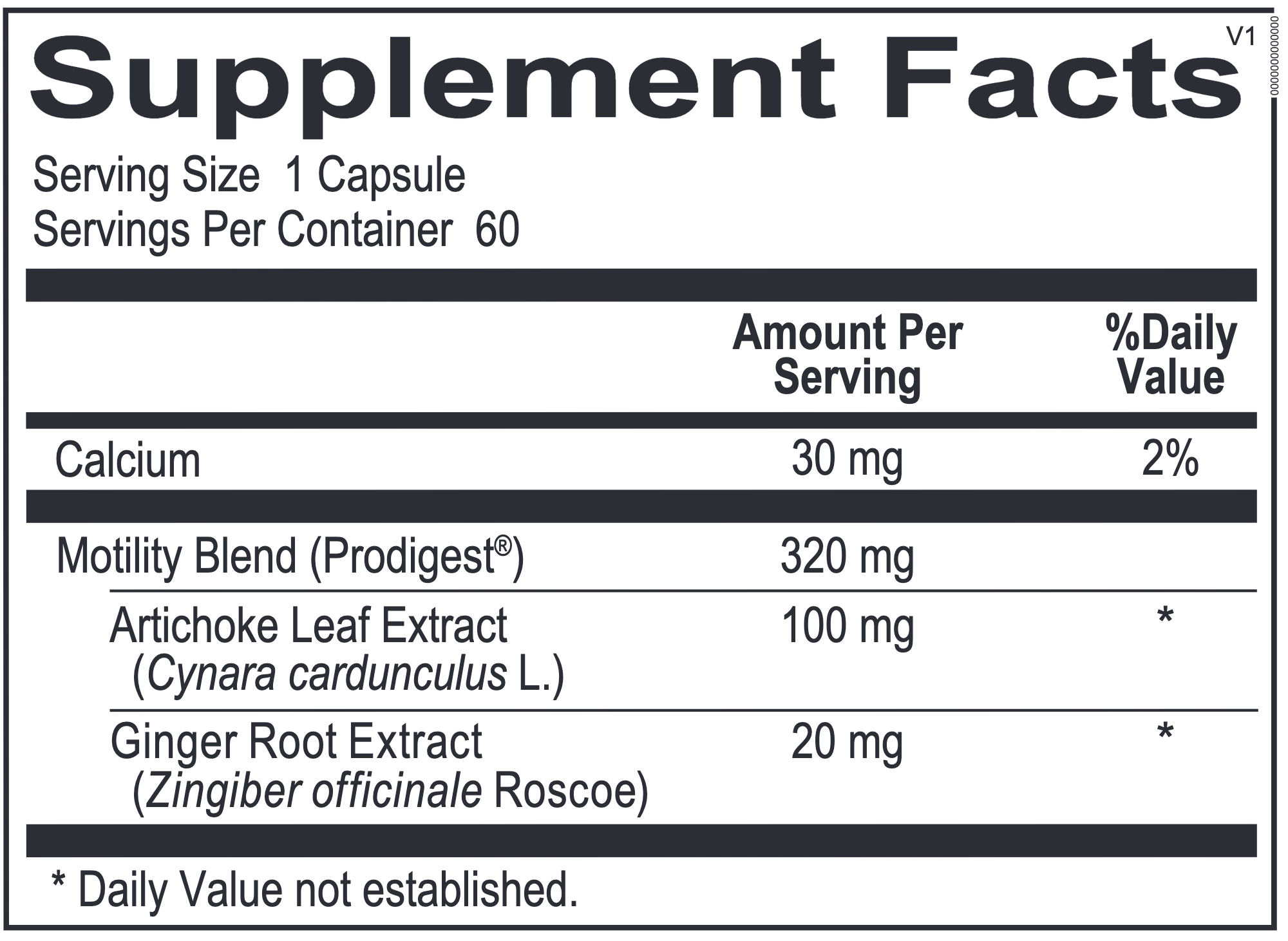 Ortho Molecular Products - Motility PRO - 60 Capsules — Pine Street Clinic