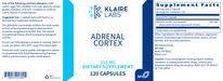 Adrenal Cortex (250 mg) (120 Capsules)-Vitamins & Supplements-Klaire Labs - SFI Health-Pine Street Clinic