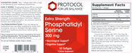 Phosphatidyl Serine (300 mg) (50 Softgels)