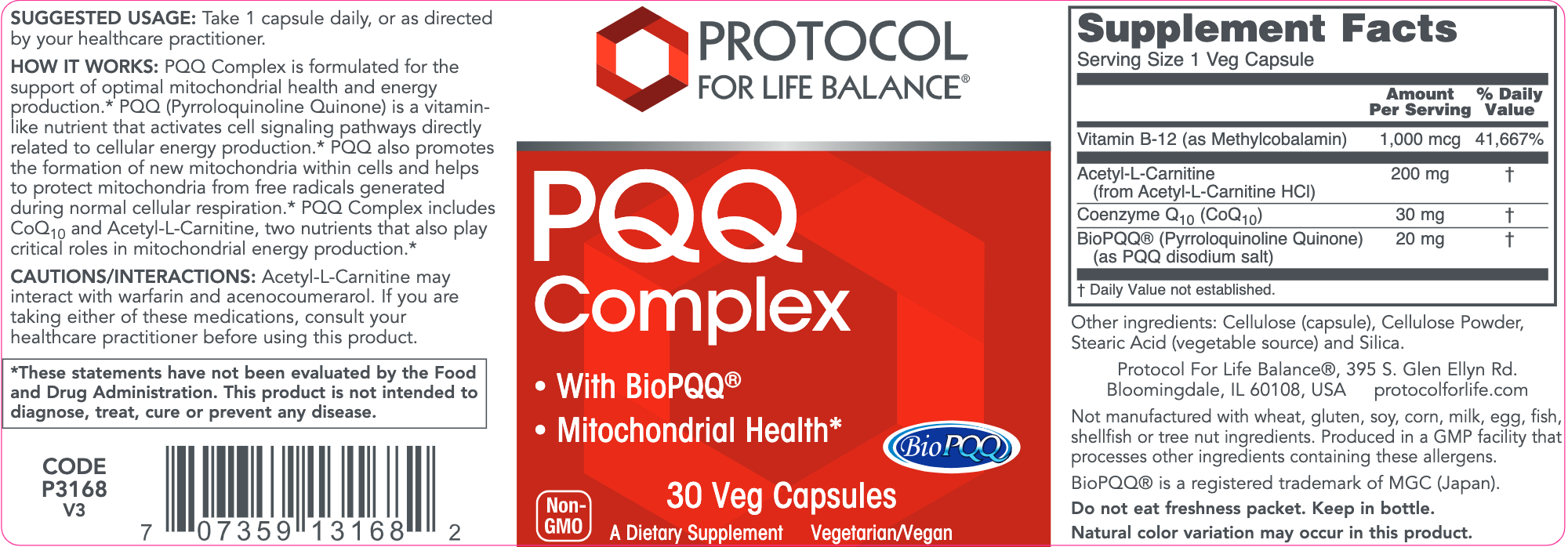 PQQ Complex (30 Capsules)