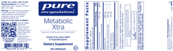Metabolic Xtra (90 Capsules)-Pure Encapsulations-Pine Street Clinic