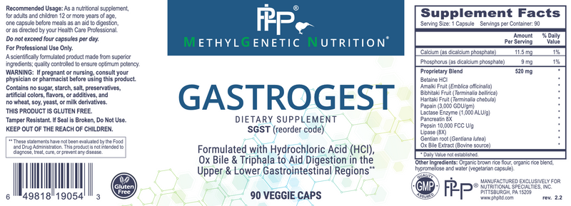 Gastrogest (90 Capsules)