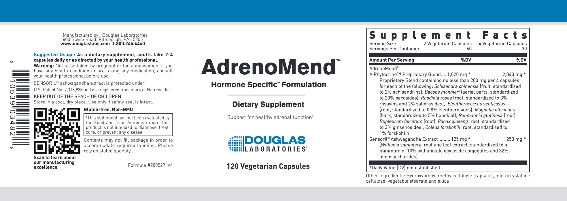 AdrenoMend (120 Capsules)-Douglas Laboratories-Pine Street Clinic