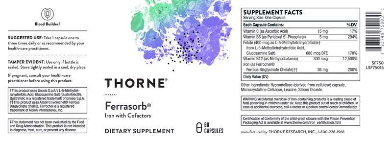 Ferrasorb (60 Capsules)