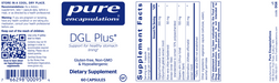 DGL Plus-Vitamins & Supplements-Pure Encapsulations-180 Capsules-Pine Street Clinic