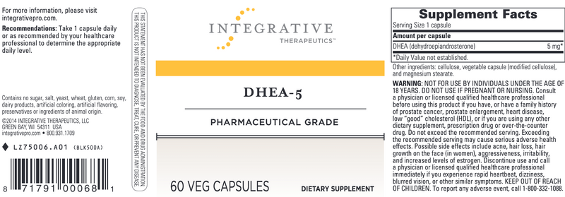 DHEA-5 (60 Capsules)