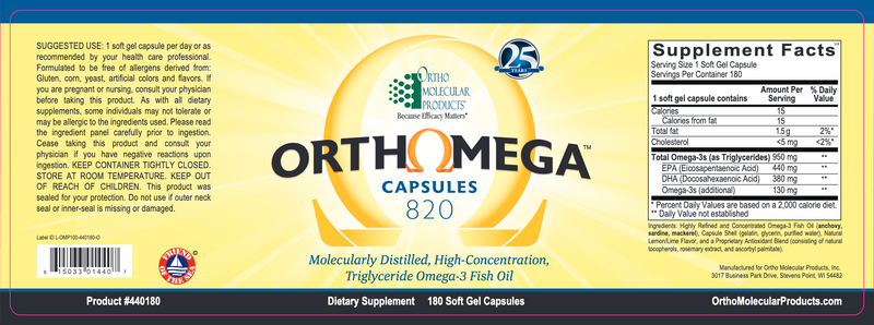 Orthomega (820 mg)