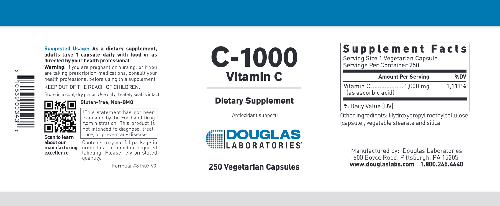 C-1000 (1000 mg)-Douglas Laboratories-Pine Street Clinic