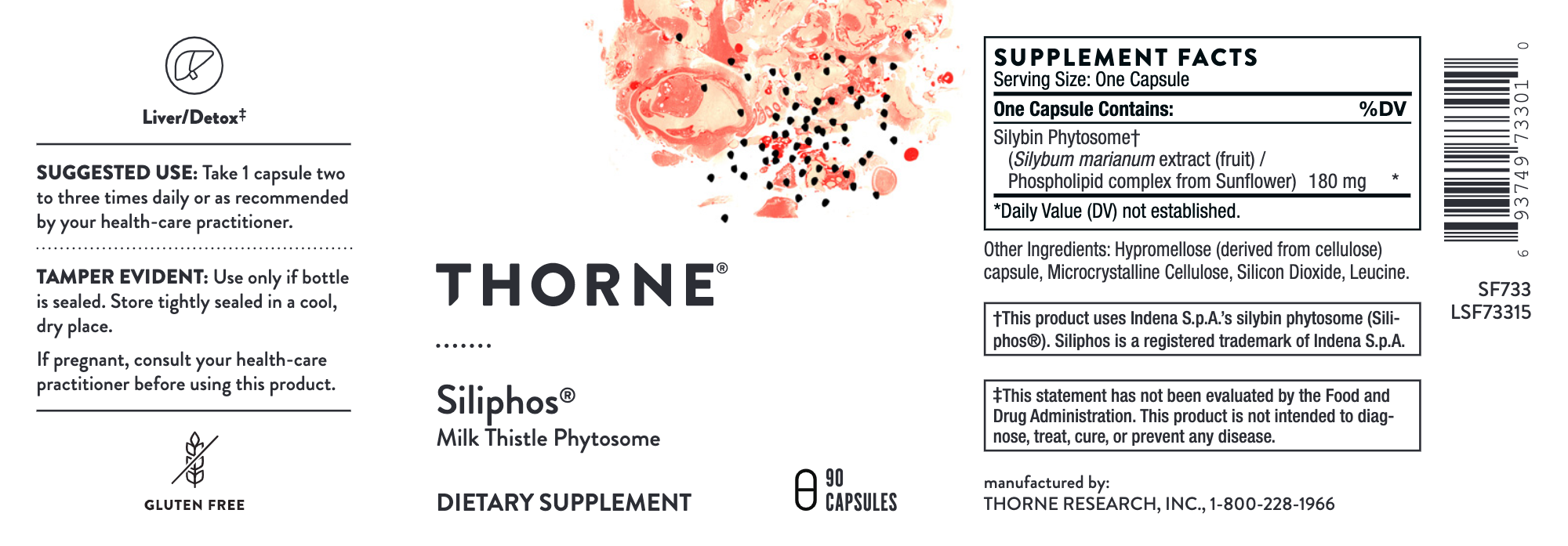 Thorne - Siliphos - 90 Capsules — Pine Street Clinic