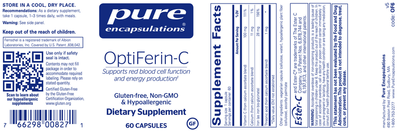 OptiFerin-C (60 Capsules)