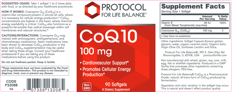 Coq10 (100 mg) (90 Softgels)