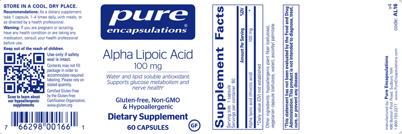 Alpha Lipoic Acid (100 mg)