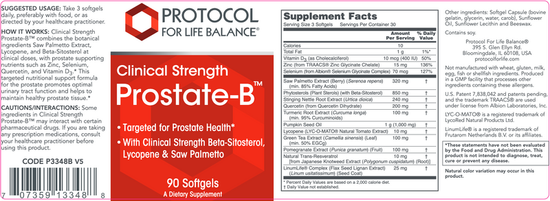 Prostate-B 90 Sgels (90 Softgels)