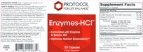 Enzymes-HCl (120 Capsules)-Vitamins & Supplements-Protocol For Life Balance-Pine Street Clinic