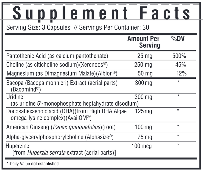 Optimal Focus (90 Capsules)-Vitamins & Supplements-Seeking Health-Pine Street Clinic