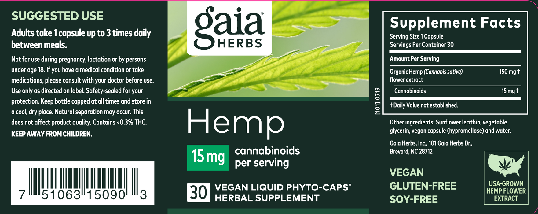 Full Spectrum (15 mg) (30 Capsules)-Vitamins & Supplements-Gaia PRO-Pine Street Clinic