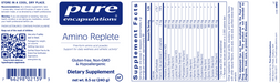 Amino Replete (240 Gram Powder)-Pure Encapsulations-Pine Street Clinic