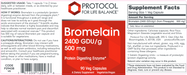 Bromelain (90 Capsules)-Vitamins & Supplements-Protocol For Life Balance-Pine Street Clinic