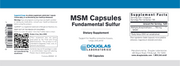 MSM Capsules (100 Capsules)