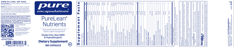 PureLean Nutrients (180 Capsules)