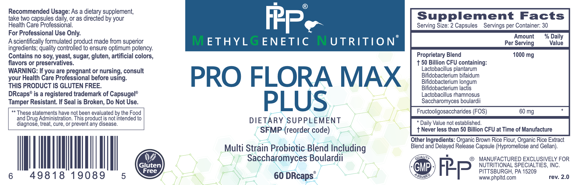 Pro Flora Max Plus (60 Capsules)