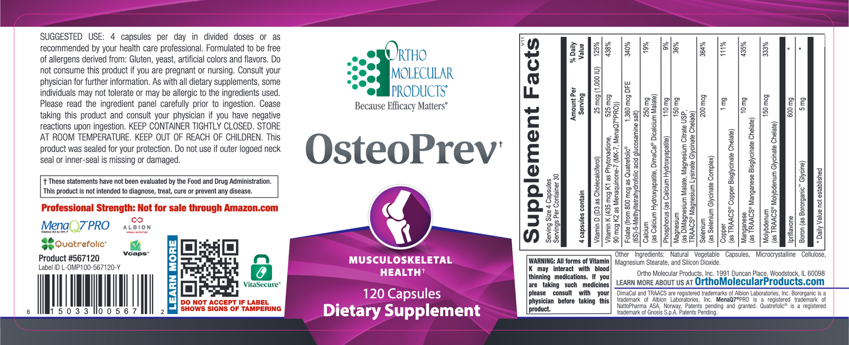 OsteoPrev (120 Capsules)