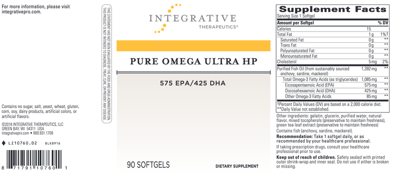 Pure Omega Ultra HP (90 Softgels)