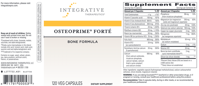 OsteoPrime Forté (120 Capsules)