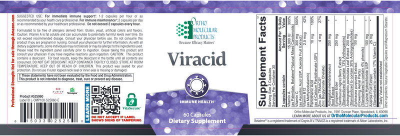 Viracid (60 Capsules)