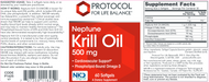 Krill Oil (60 Softgels)-Vitamins & Supplements-Protocol For Life Balance-500 mg-Pine Street Clinic