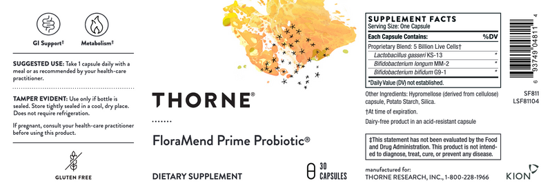 FloraMend Prime Probiotic (30 Capsules)