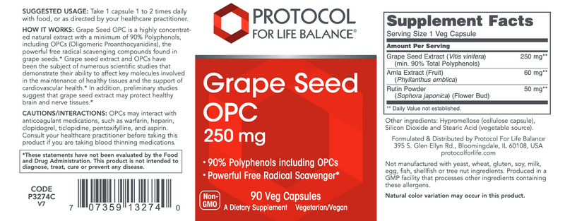 Grape Seed OPC (90 Capsules)