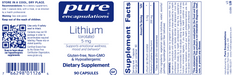 Lithium (orotate) (5 mg)-Pure Encapsulations-Pine Street Clinic