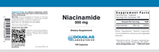 Niacinamide (500 mg) (100 Capsules)-Douglas Laboratories-Pine Street Clinic