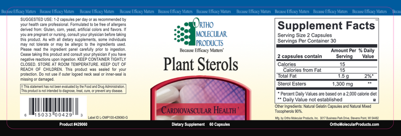 Plant Sterols (60 Capsules)