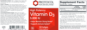 Vitamin D3 (5,000 IU) (120 Softgels)