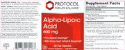 Alpha Lipoic Acid (600 mg) (60 Capsules)