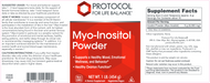 Myo-Inositol Powder (1 Pounds)-Vitamins & Supplements-Protocol For Life Balance-Pine Street Clinic