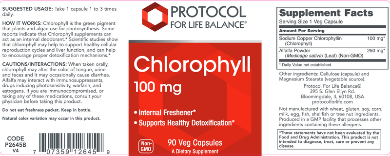 Chlorophyll (90 Capsules)