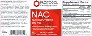 NAC (N-acetyl cysteine) (600 mg)