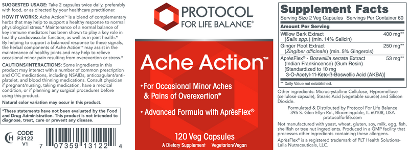 Ache Action (120 Capsules)