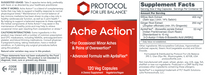 Ache Action (120 Capsules)-Vitamins & Supplements-Protocol For Life Balance-Pine Street Clinic