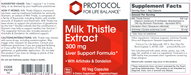 Milk Thistle Extract (90 Capsules)-Vitamins & Supplements-Protocol For Life Balance-Pine Street Clinic