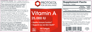 Vitamin A (25,000 IU) (100 Softgels)