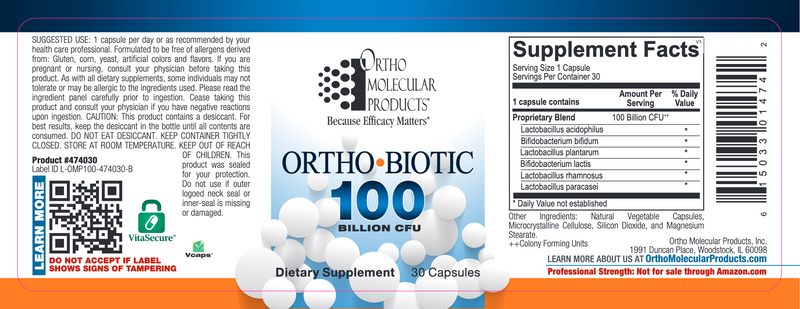 Ortho Biotic 100