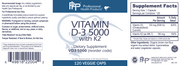 Vitamin D3 5000 with K2 (120 Capsules)