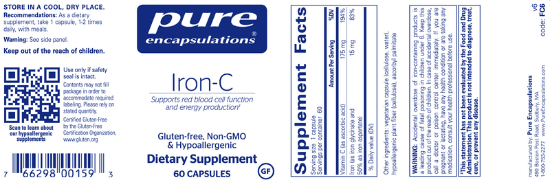 Iron-C (60 Capsules)