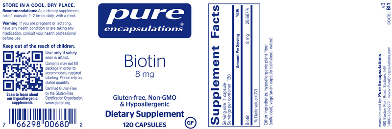Biotin (8 mg)
