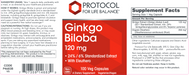 Ginkgo (100 Capsules)-Vitamins & Supplements-Protocol For Life Balance-Pine Street Clinic