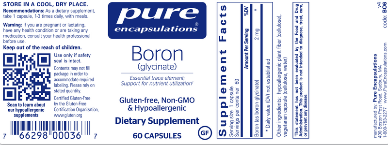 Boron (glycinate) (60 Capsules)